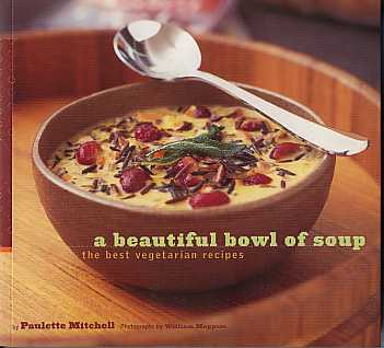 a beautiful bowl of soup
